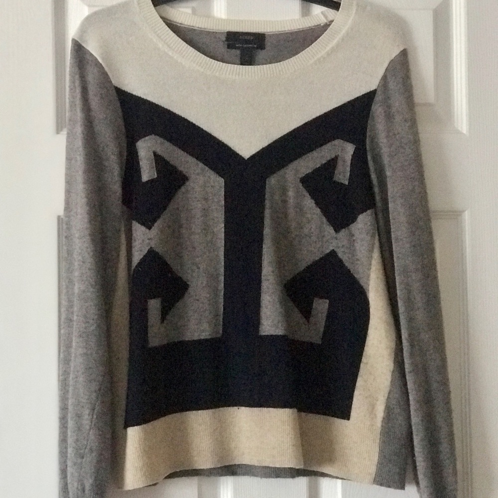 J. Crew with Cashmere sweater- size LARGE